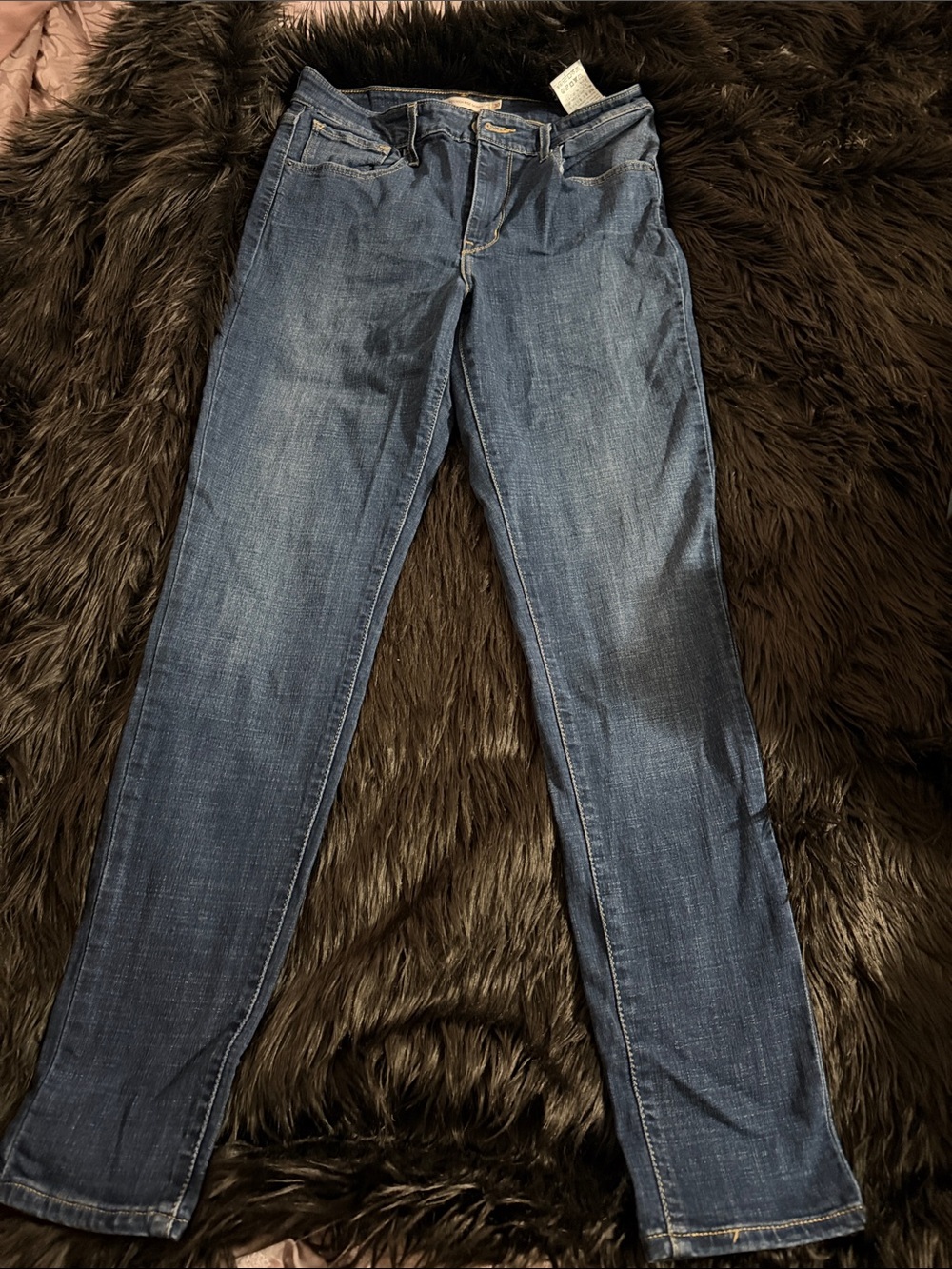 Levi's Women's Skinny Jeans in Faded Blue Wash